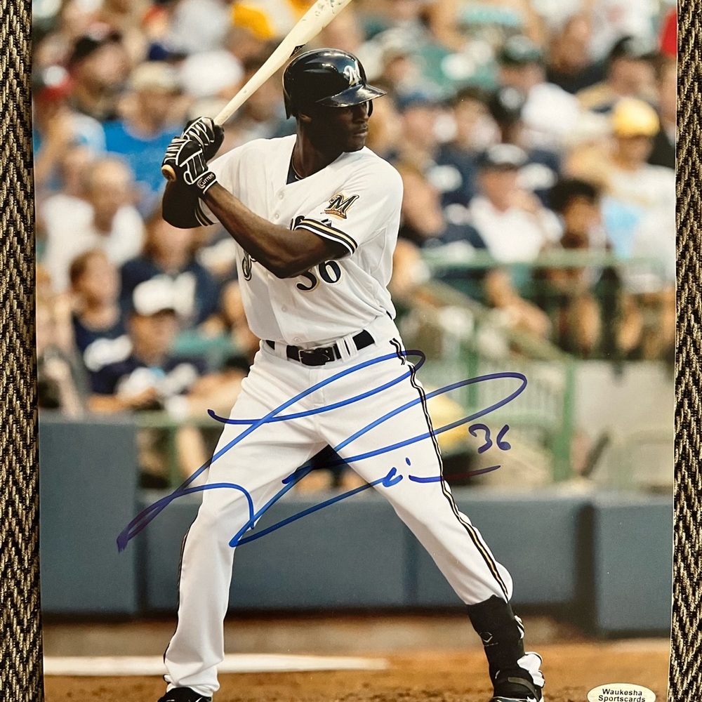 Lorenzo Cain Signed color 8x10 Photo Seattle Mariners
